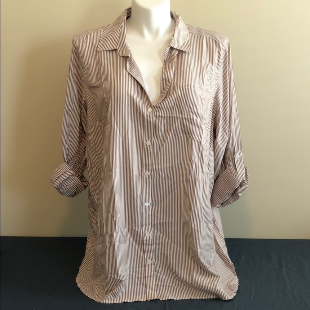 Striped shirt. PLUS SIZE
